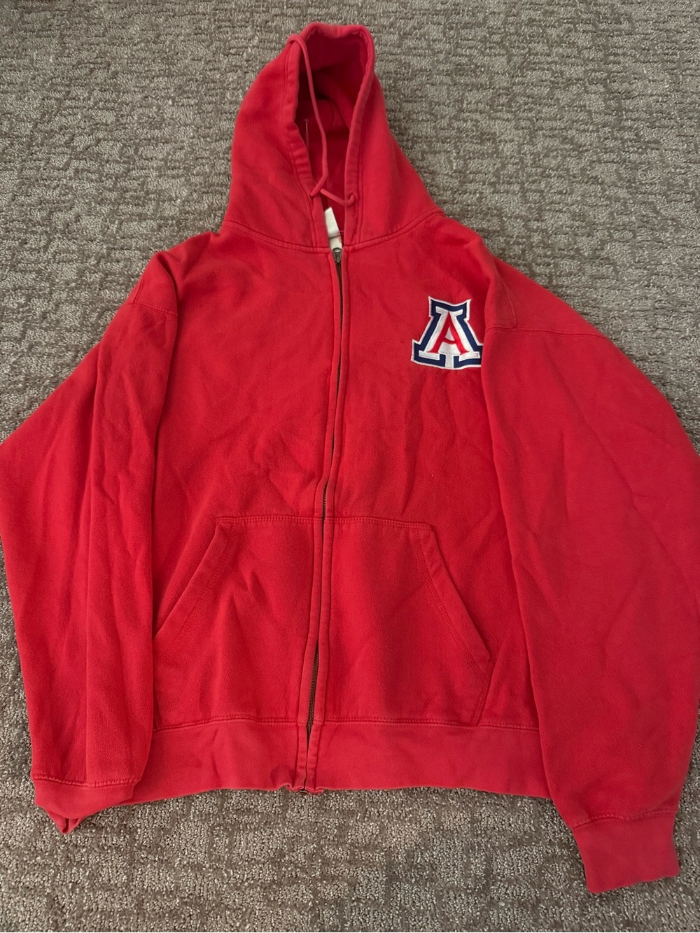 University of Arizona red zip up